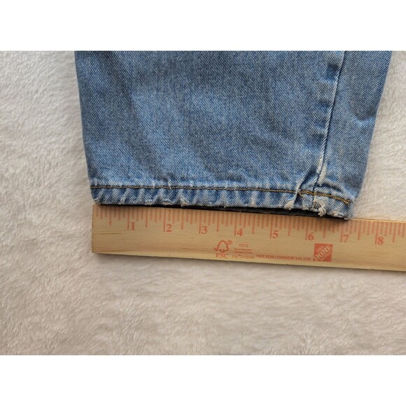 VTG Bugle Boy Mom Jeans Women's Size 18 Light Wash 80s 90s Made In USA - Picture 6 of 16